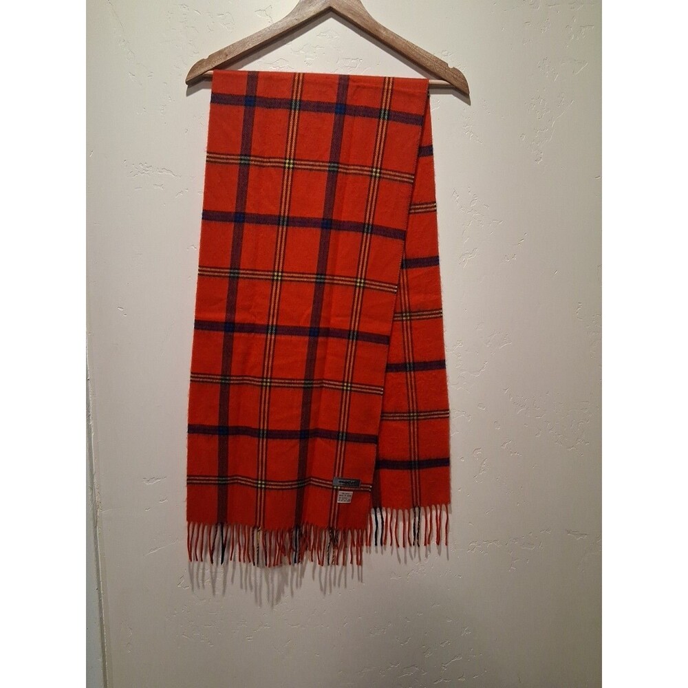 Esprit Unisex Square-Plaid Scarf 58x13 Cozy Holiday Cold Weather